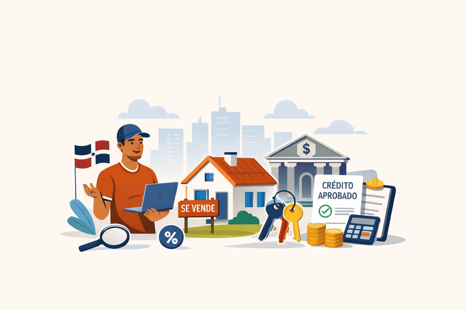 Asesoría inmobiliaria dirigida al trabajador independiente dominicano interesado en comprar una propiedad utilizando crédito bancario.