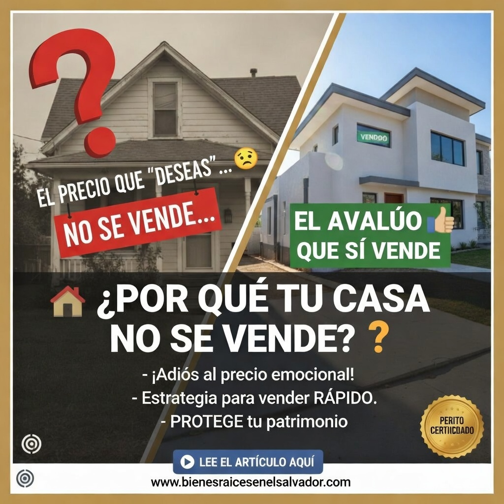 ¿Por qué el precio que "deseas" por tu casa podría ser el motivo por el que no se vende?
