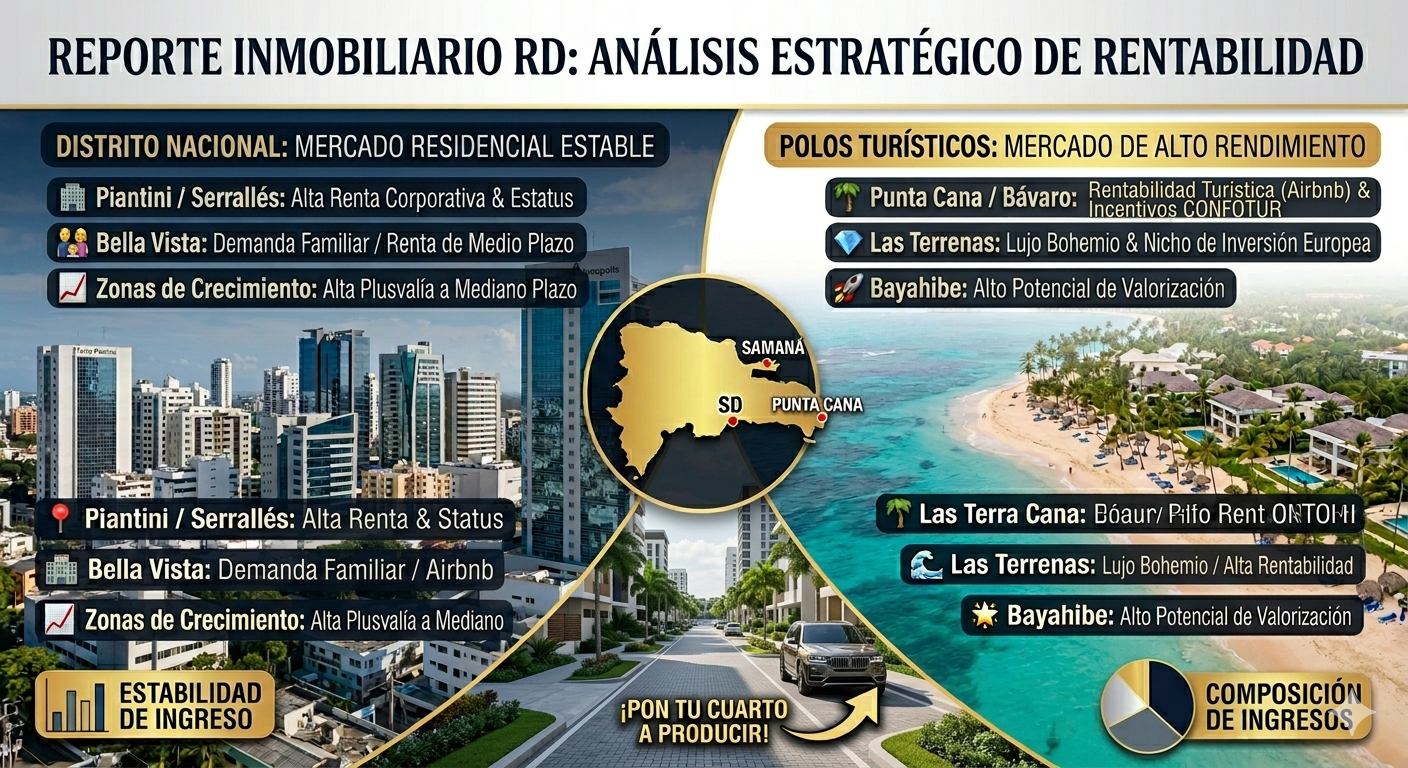 Inversión Inmobiliaria en RD: ¿Dónde se encuentran las zonas con mayor retorno este 2026?