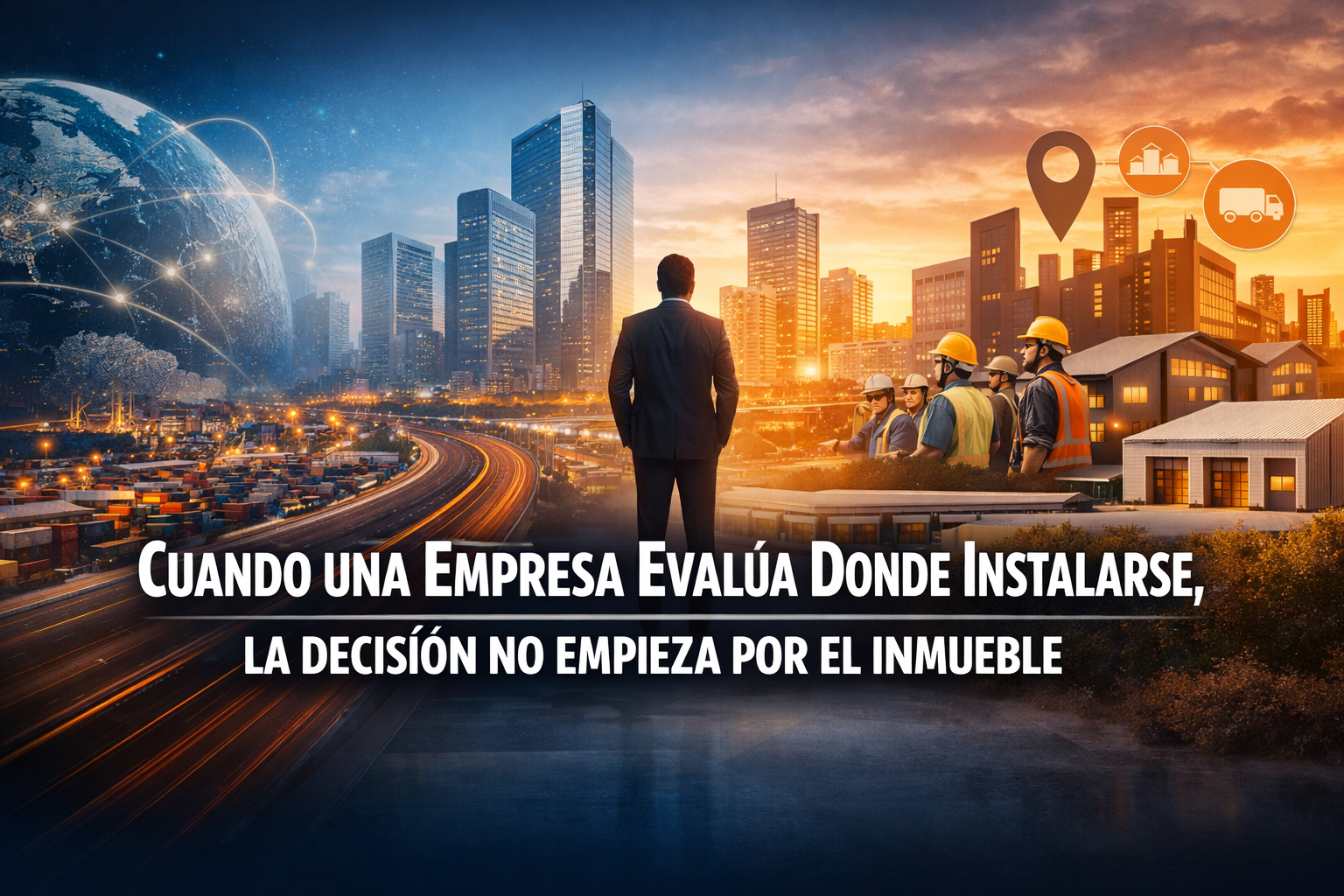 Cuando una Empresa Evalúa Dónde Instalarse, la Decisión No Empieza por el Inmueble