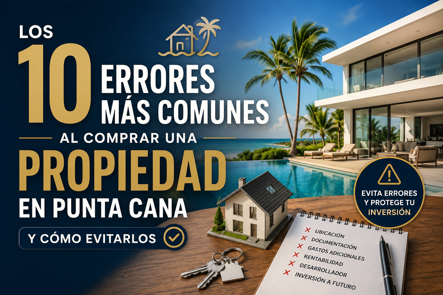 Los 10 errores más comunes al comprar una propiedad en Punta Cana