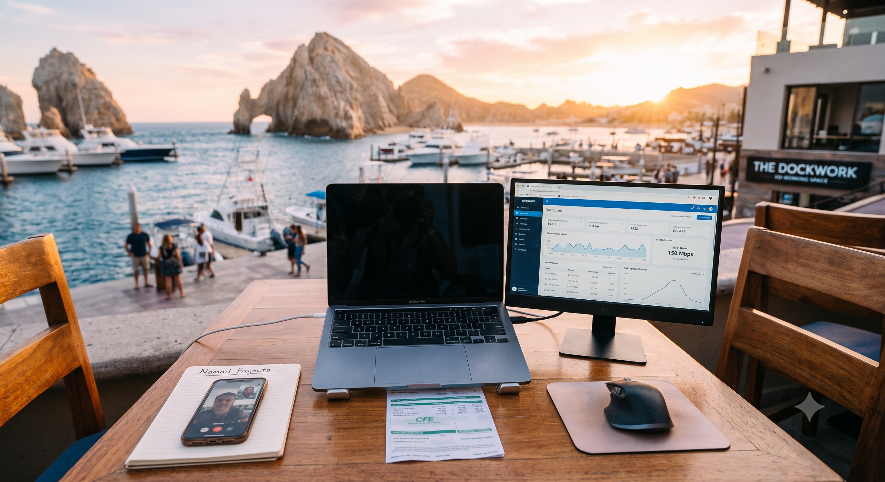 Nómada digital en Cabo: velocidades de Internet, espacios de coworking y estancias a largo plazo