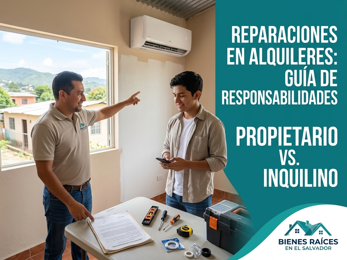 Reparaciones en Alquileres en El Salvador: Guía de Responsabilidades para Propietarios e Inquilinos