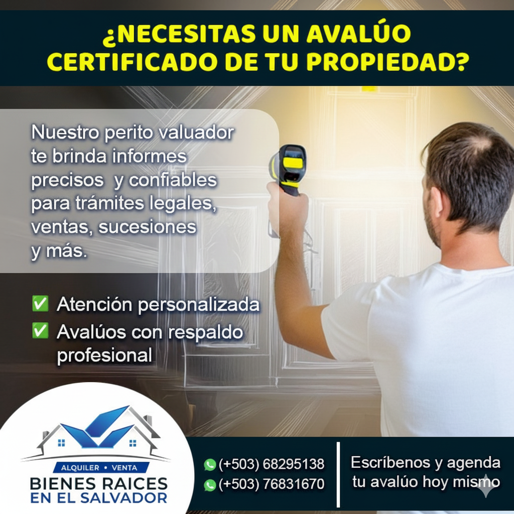 Guía para Propietarios: Cómo evitar problemas legales y conocer el valor real de su inmueble en El Salvador