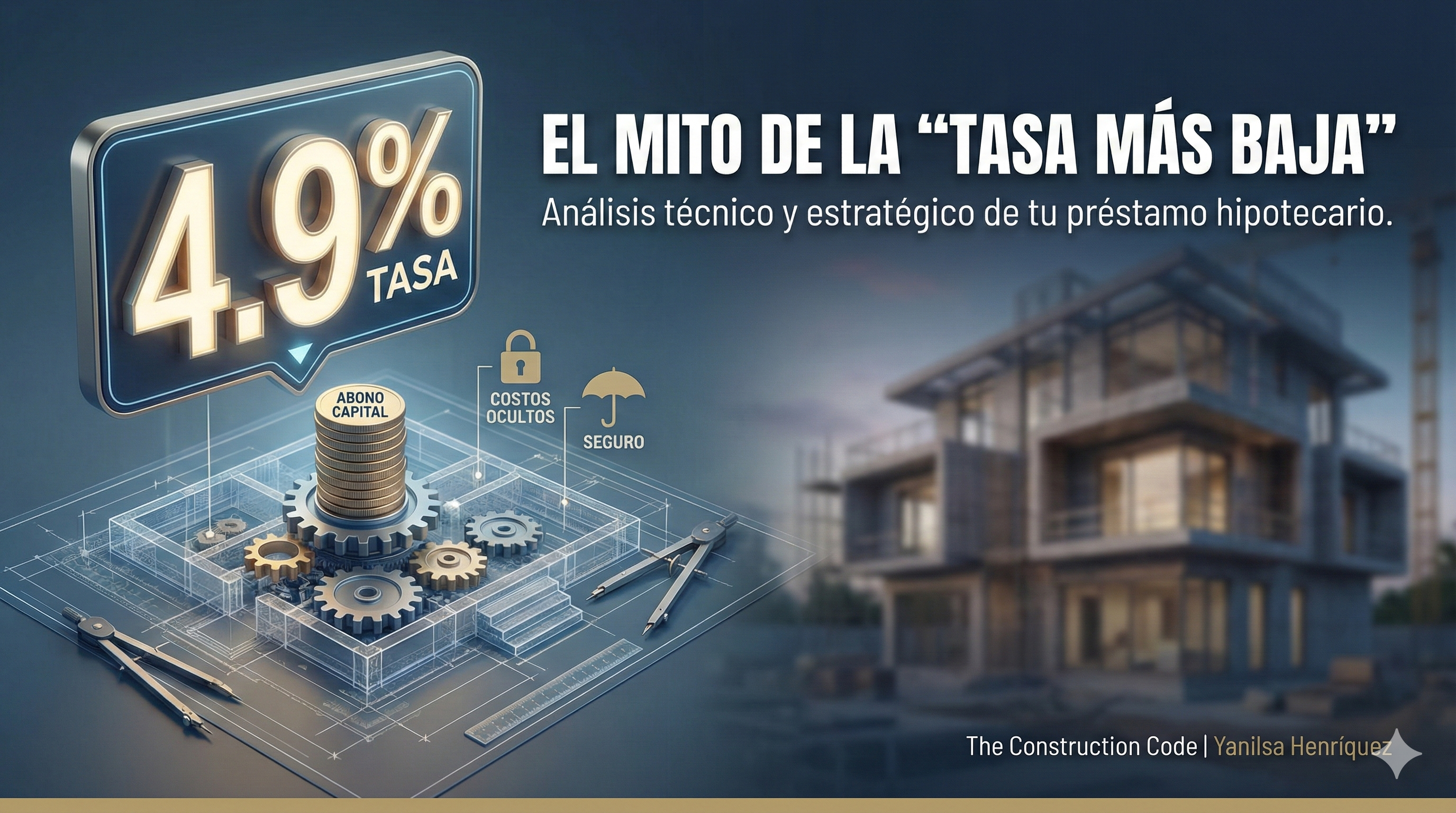 Préstamos Hipotecarios en RD: Por qué el número de la tasa es lo que menos debería importarte