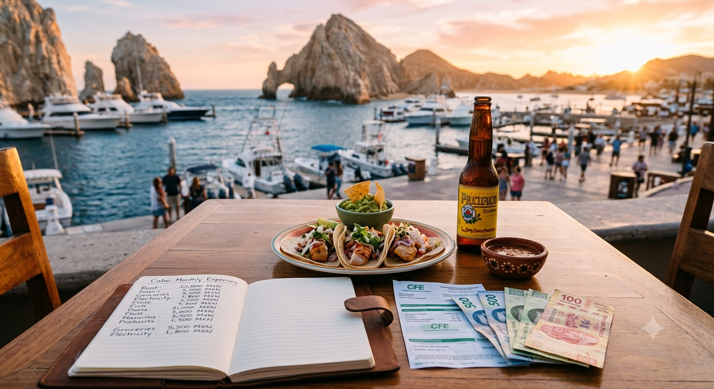 Costo de vida en Los Cabos: un presupuesto mensual realista para expatriados