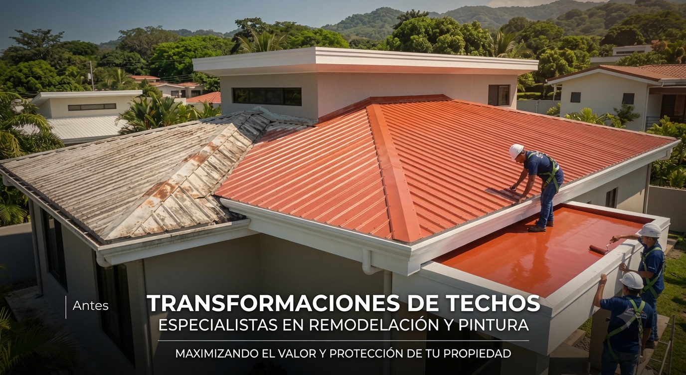 Proteja su inversión: Especialistas en reparación, aislamiento y pintura de techos en El Salvador