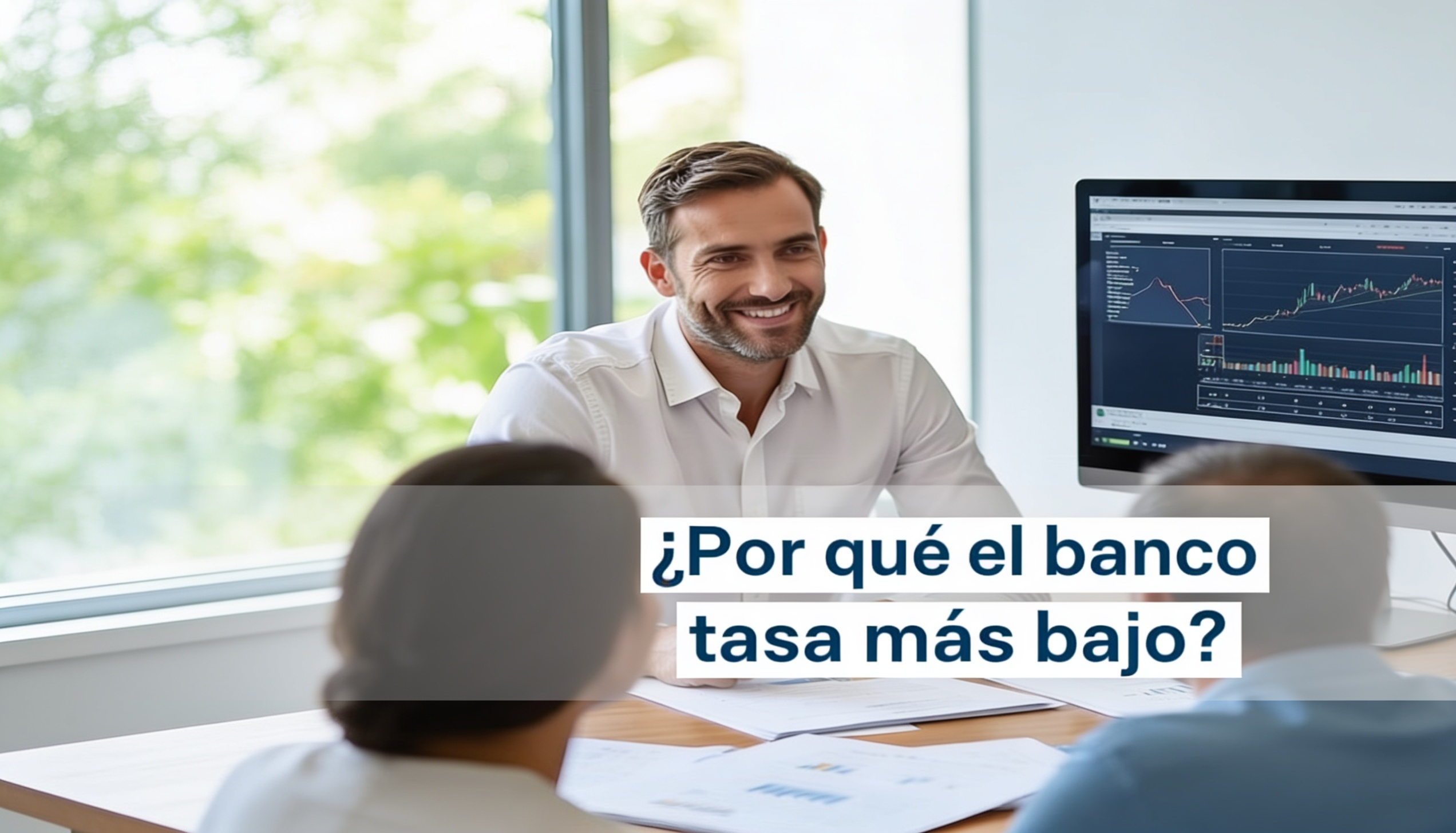 Por qué los bancos tasan más bajo?