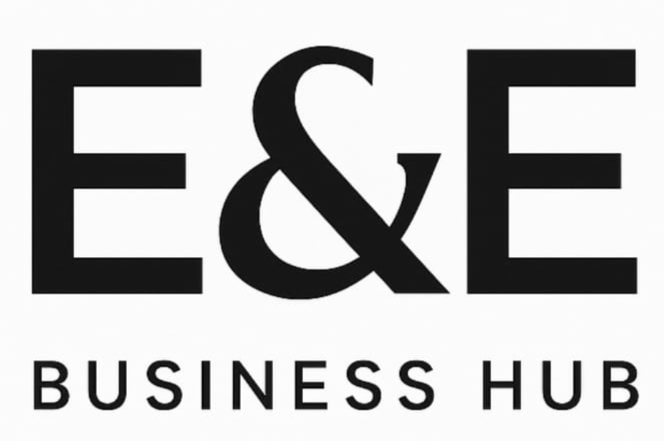 E & E BUSINESS HUB logo