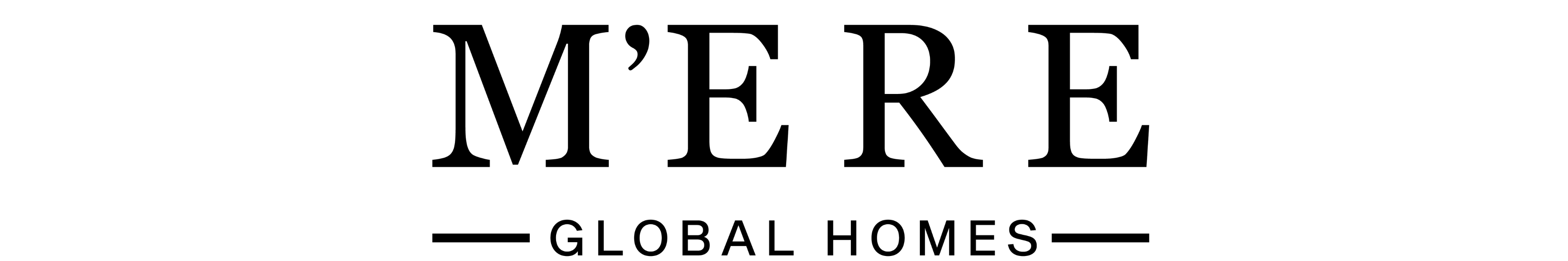 M’ERE GLOBAL HOMES logo