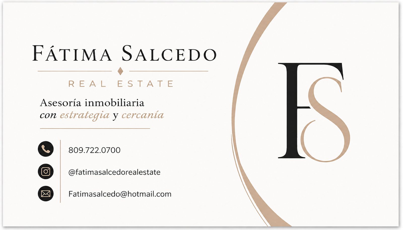 Fatima Salcedo Real Estate logo
