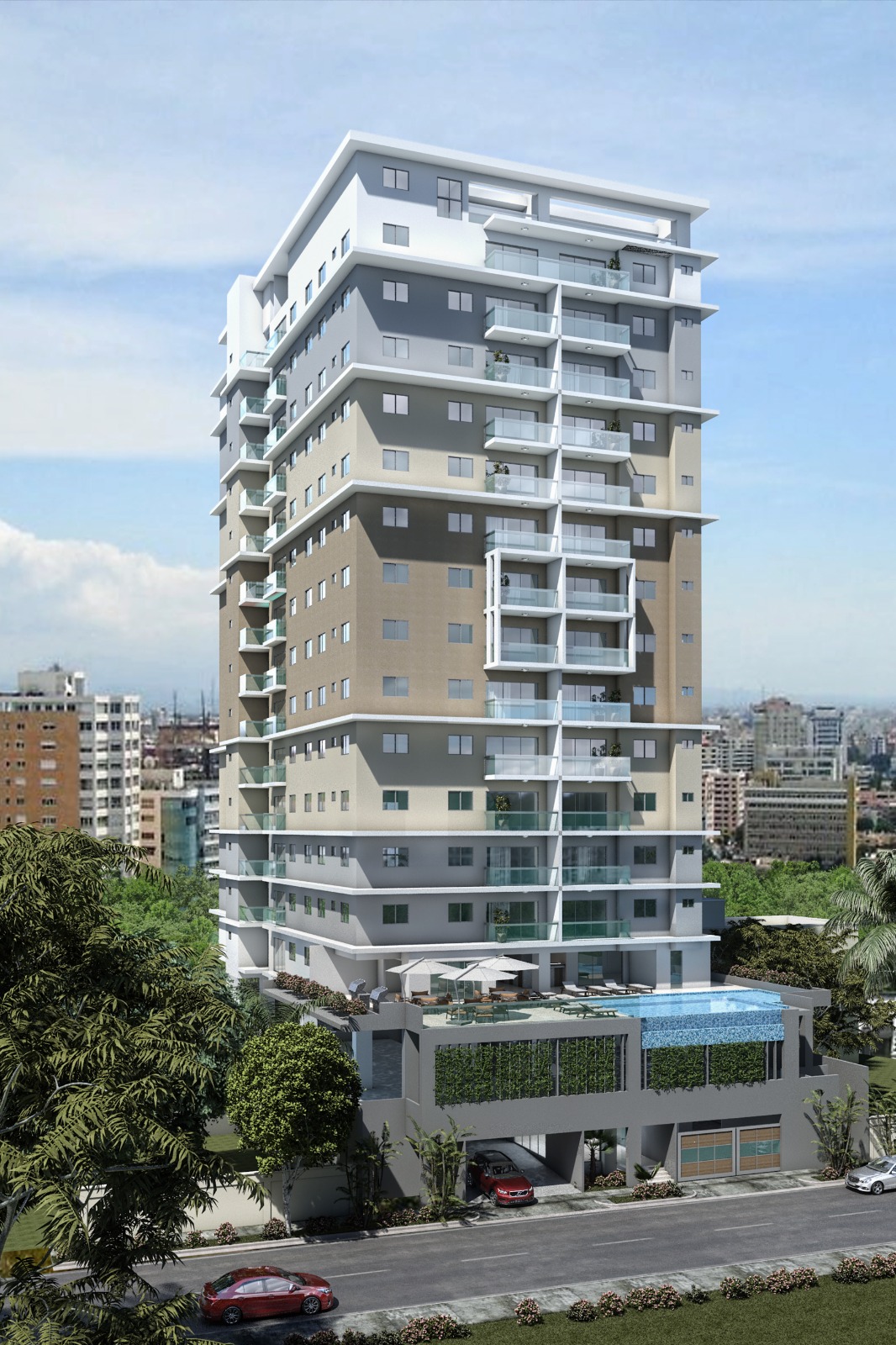 Ubicado en el exclusivo sector de Alma Rosa 1, Torre de 17 pisos con ...