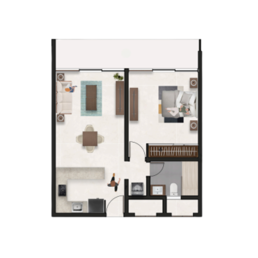 Plano de 1 HAB