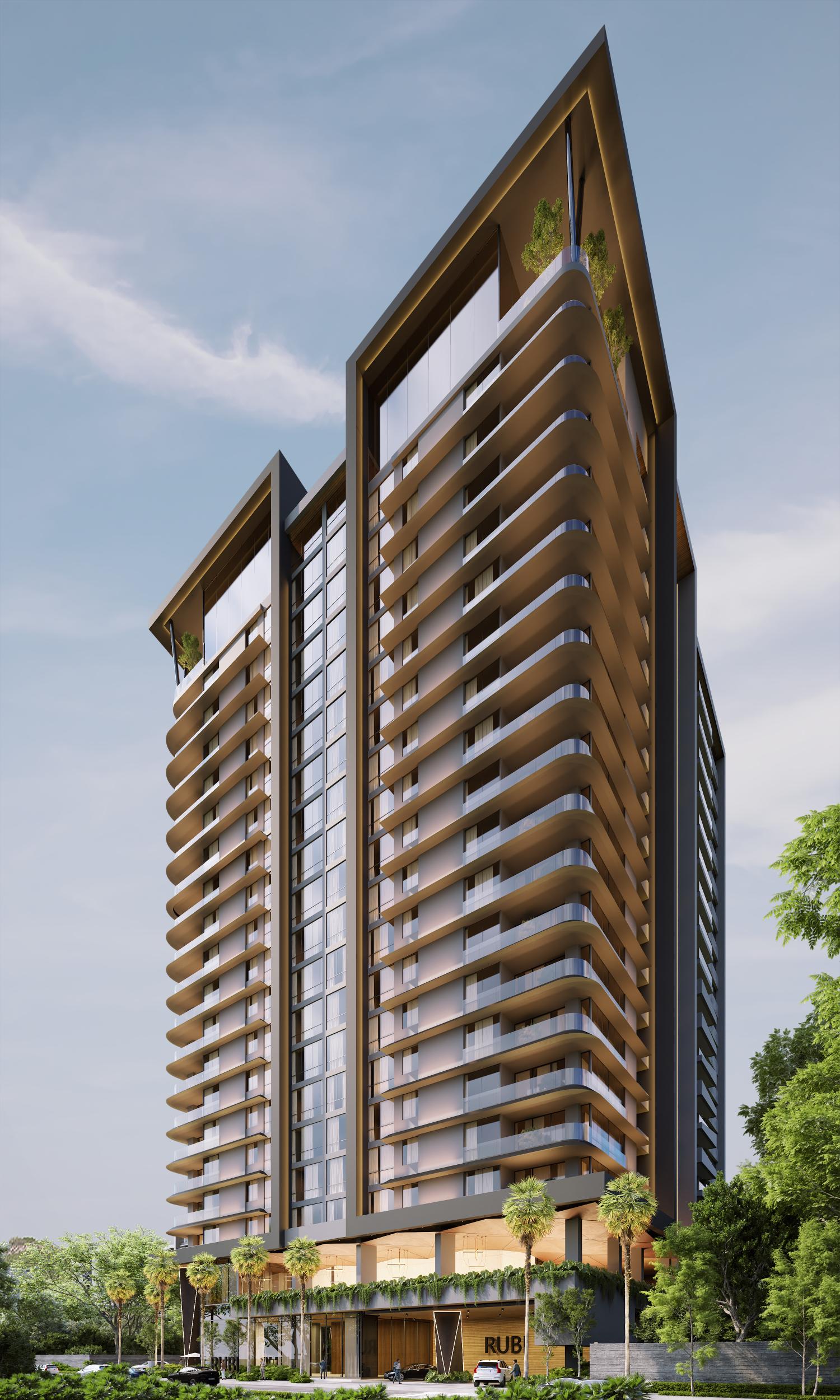 Torre Moderna en la zona de Piantini
