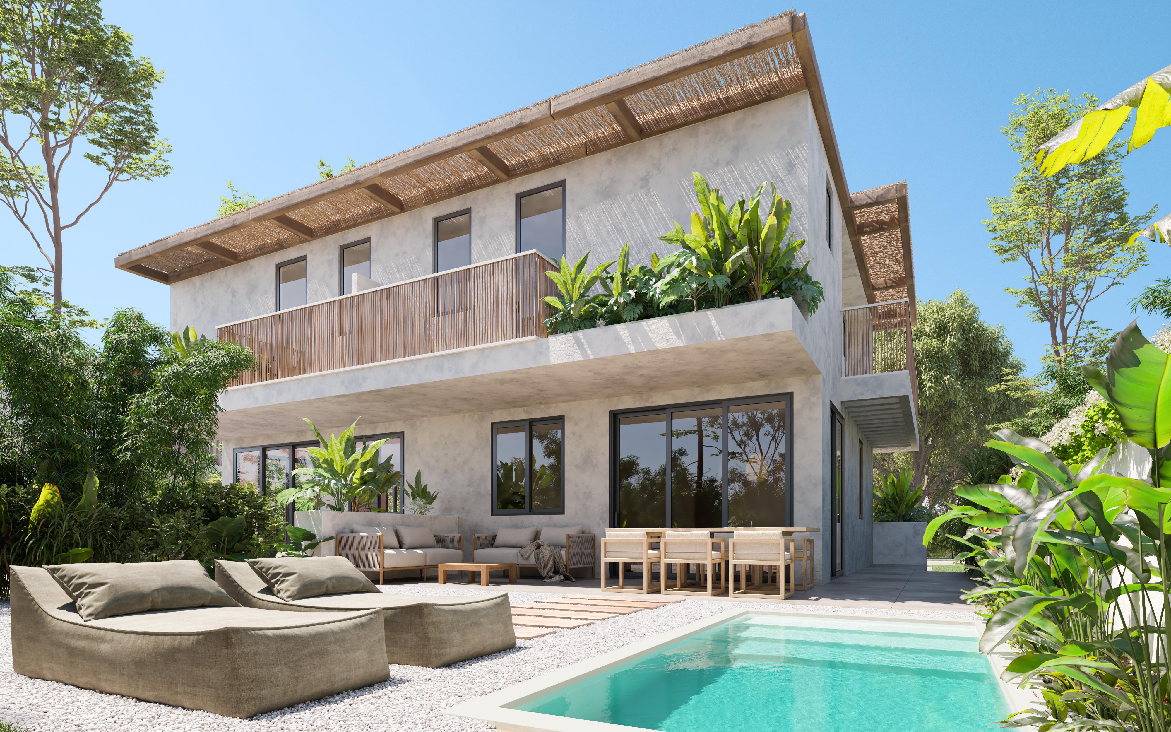 4-Bedroom Villa with Private Outdoor Space in Downtown Punta Cana