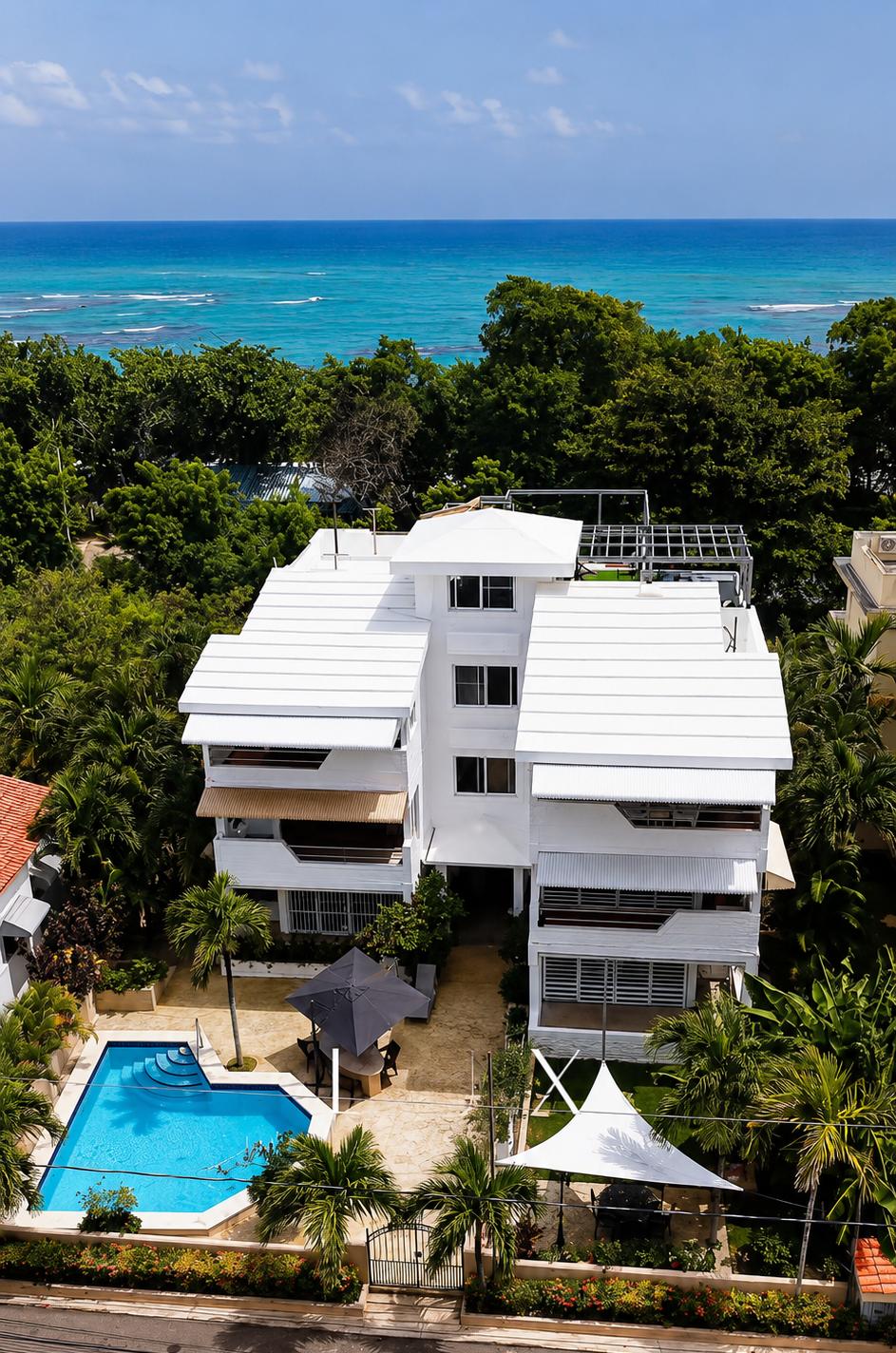 Turnkey 1-Bedroom Apartment with Rooftop Terrace & Jacuzzi in Costambar, Puerto Plata
