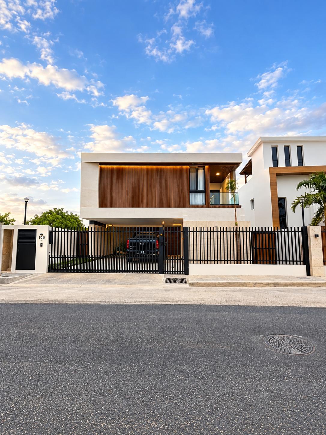 Villa con piscina en una residencial cerrado cerca de coco bongo bávaro punta cana