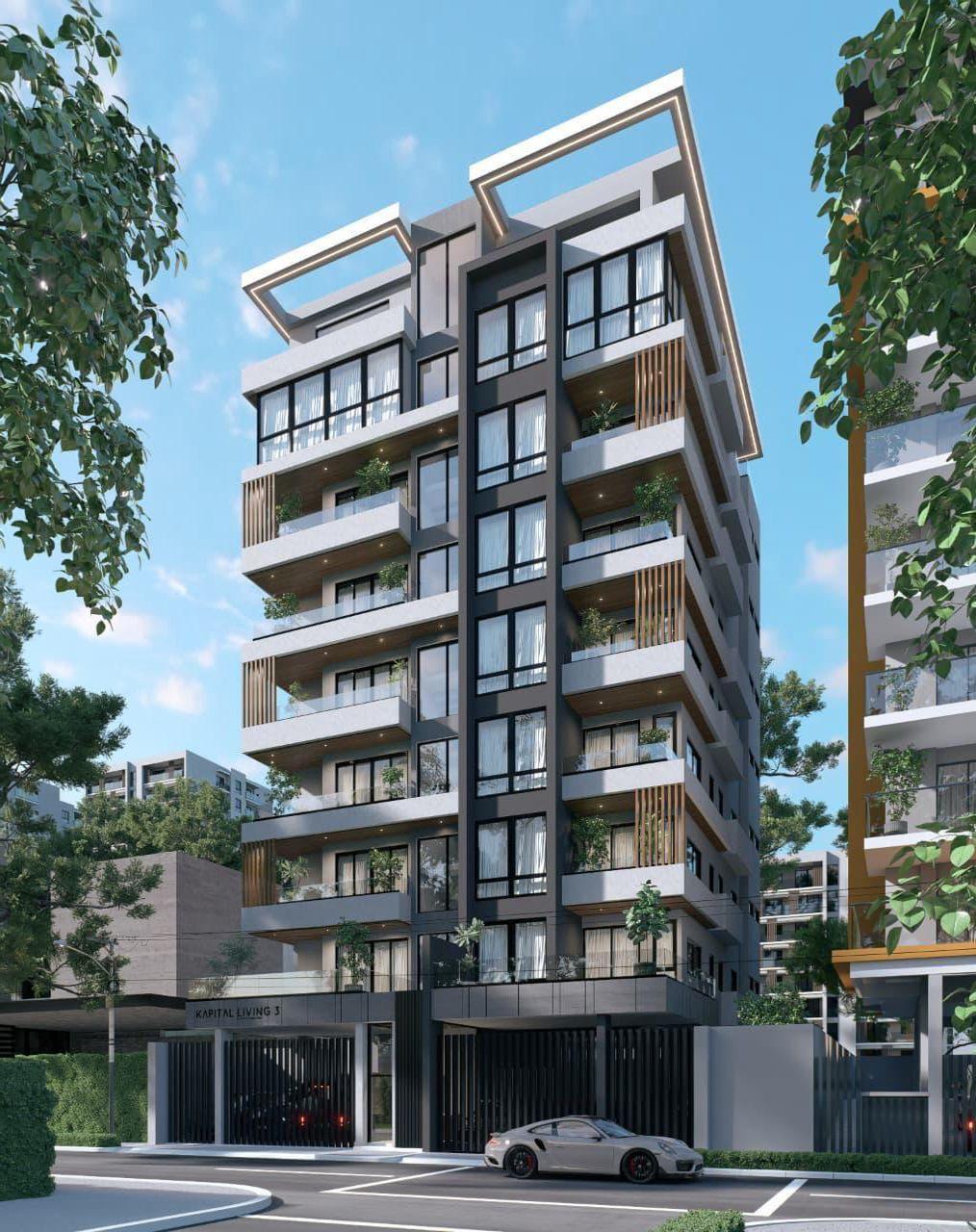 Proyecto de Apartamentos de 2 y 3 Habitaciones con amenidades como Picuzzi, bar y Gimnasio en Urb. Real Santo Domingo DN