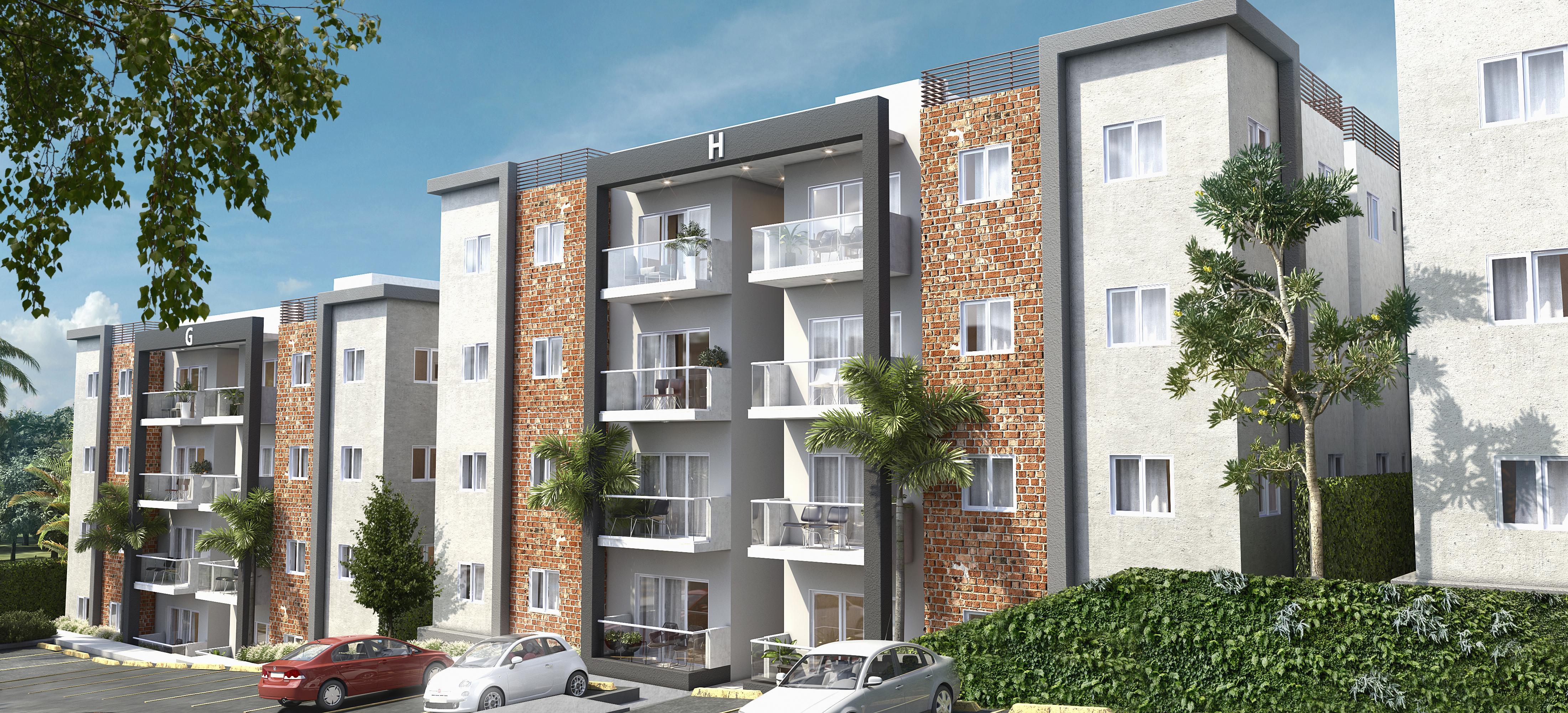 Parque de las Colinas II, proyecto de apartamentos en la Jacobo Majuta