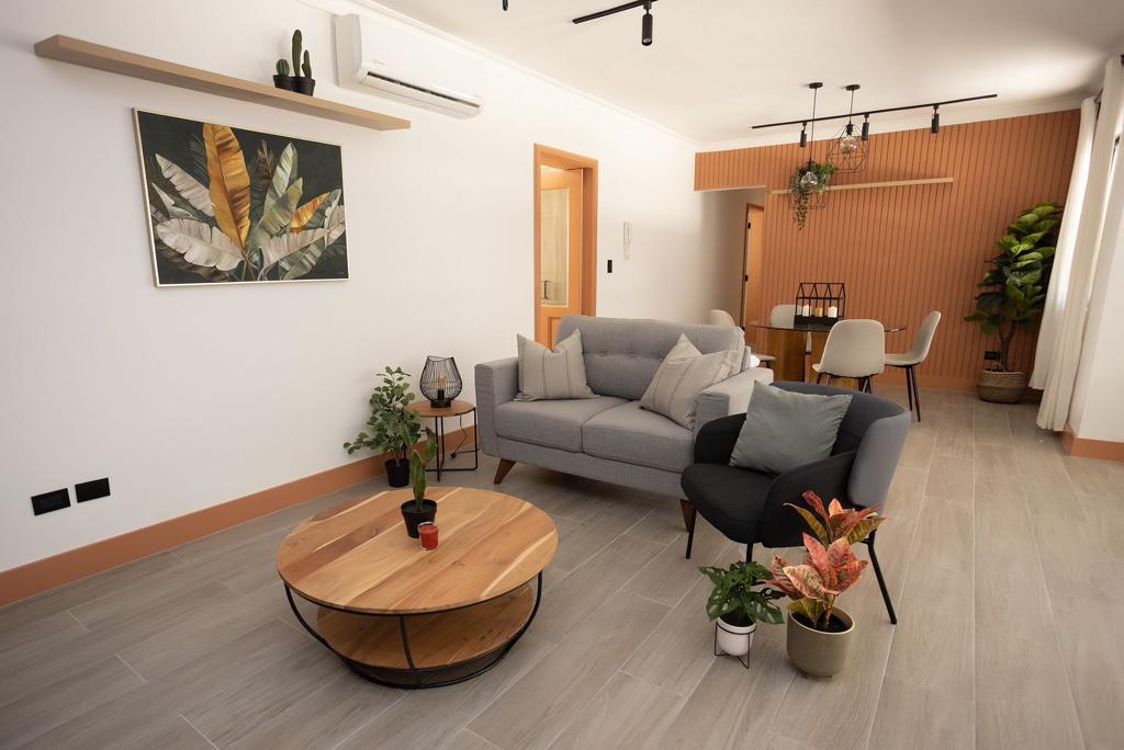 Apartamento en renta amueblado en sector Naco, 2 habitaciones con sus baños