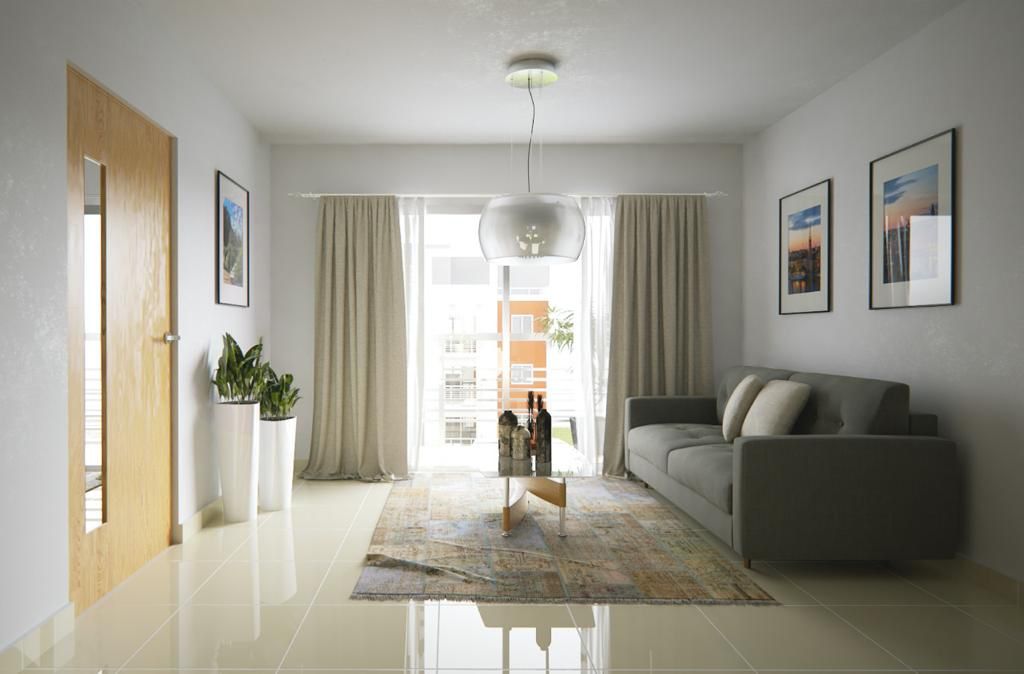 Apartamento de 2 habitaciones en Santo Domingo Norte