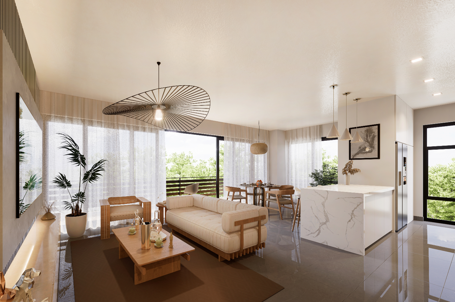 Apartamento de 3 habitaciones en Santo Domingo D.N.