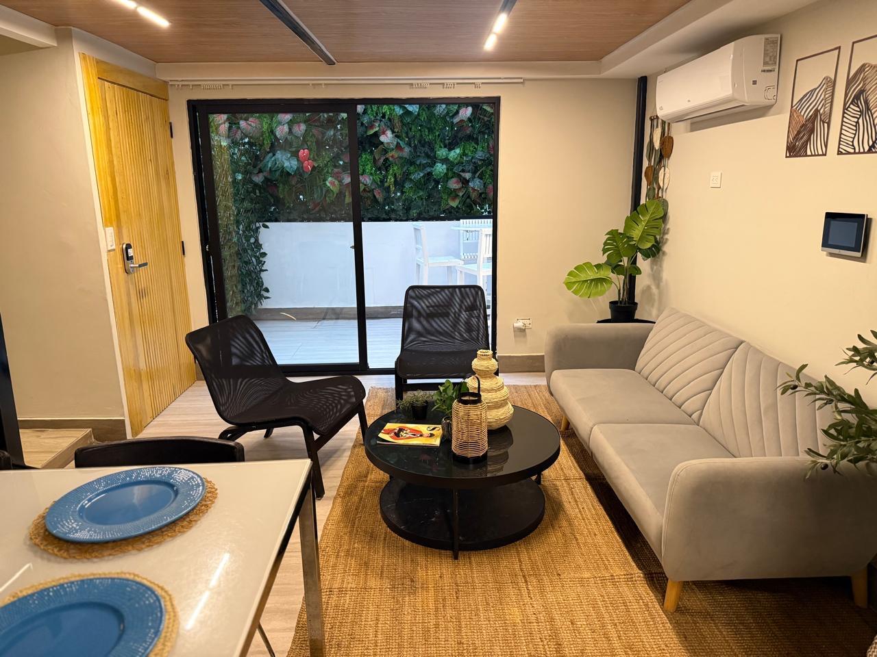 Apartamento En Alquiler Amueblado 2 Hab. Cap Cana