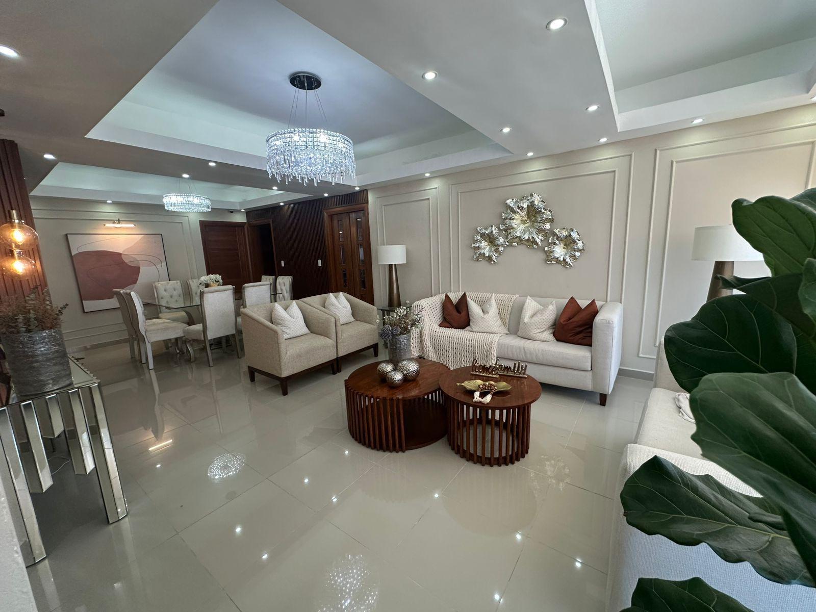 A Esquinas de DownTown y la 27 de Febrero Apartamento Amueblado 3 Habitaciones, Mirador Norte