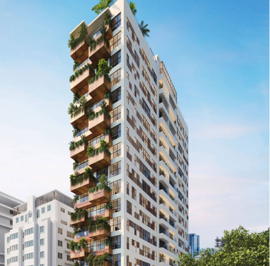 Apartamentos de 1 y 2 habitaciones en Piantini en Torre ideal para familias