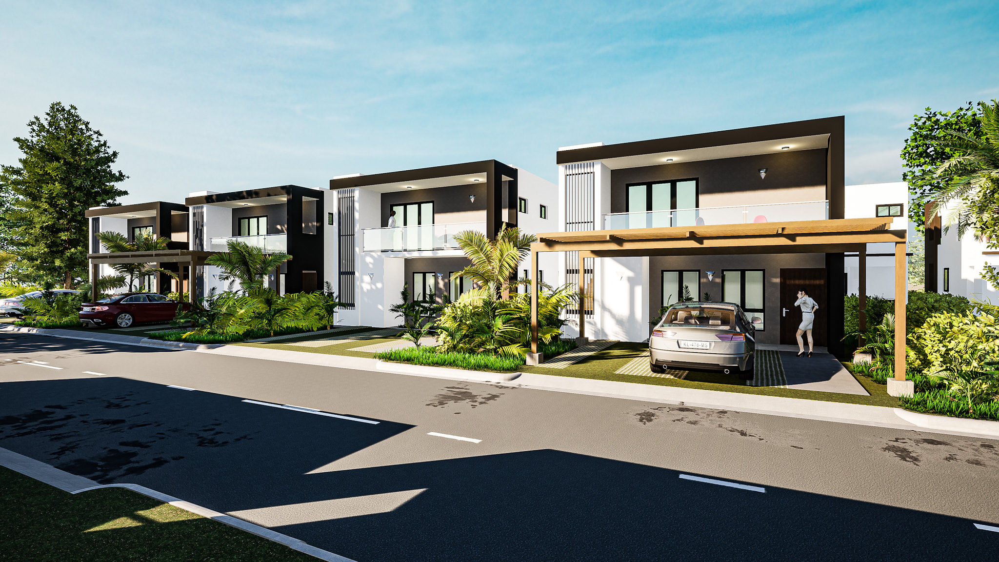 Villas de 2 y 3 habitaciones en complejo cerrado en Punta Cana