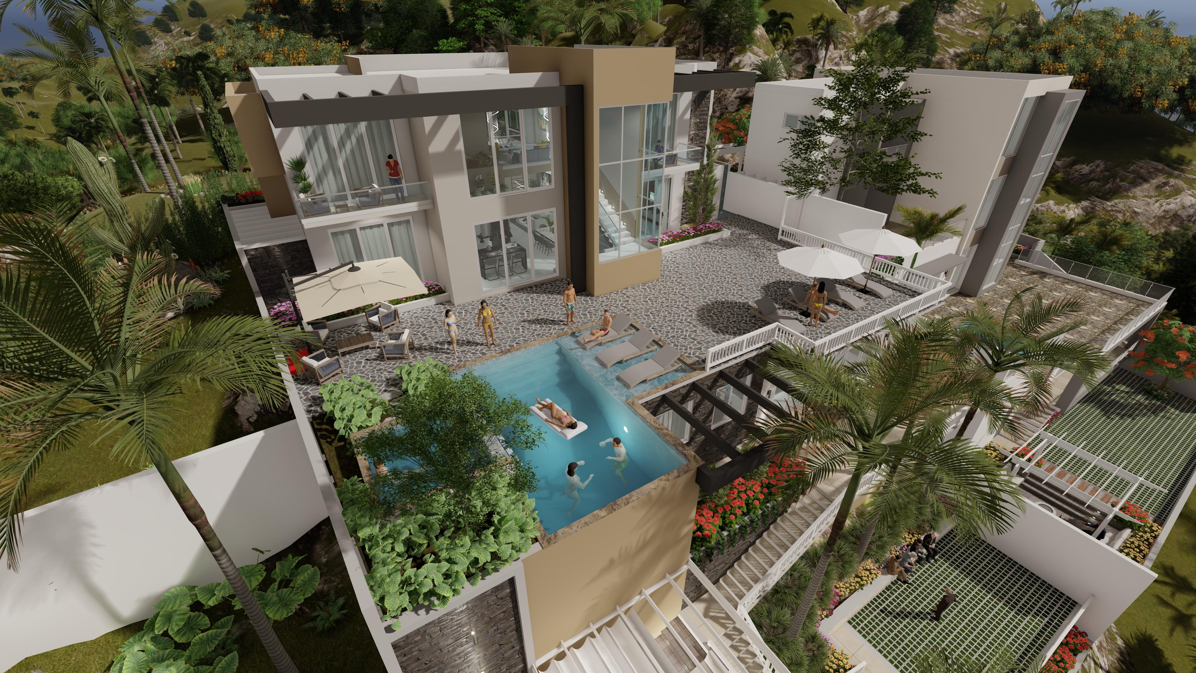Villa Moderna con Vista al Mar en Cabrera, República Dominicana | 4 Habitaciones, Piscina y Alta Rentabilidad