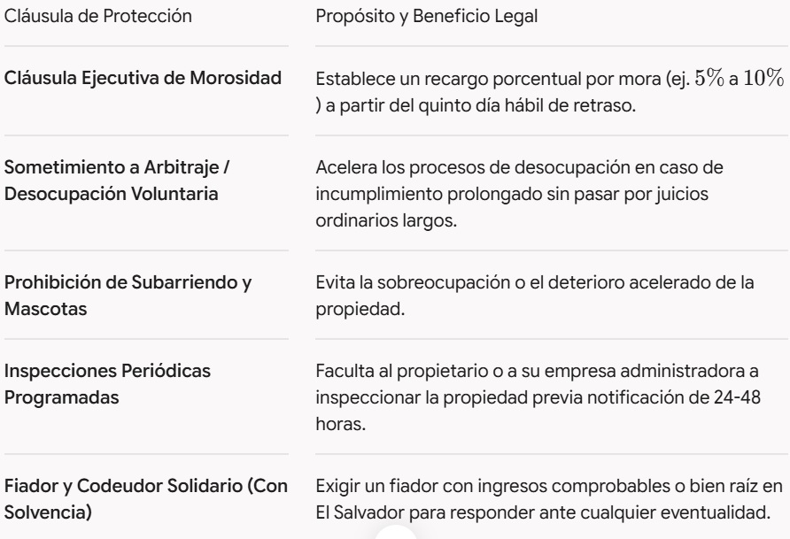 Ley de Inquilinato en El Salvador Derechos del Arrendador 2026