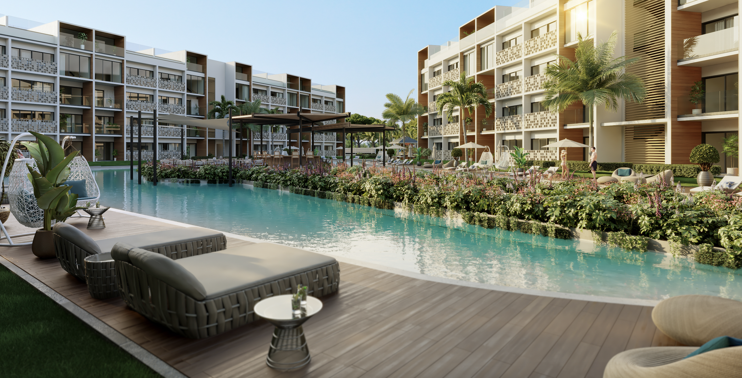 Hermoso proyecto de apartamentos de 1 hab. + estudio ubicado en Bávaro - Punta Cana.