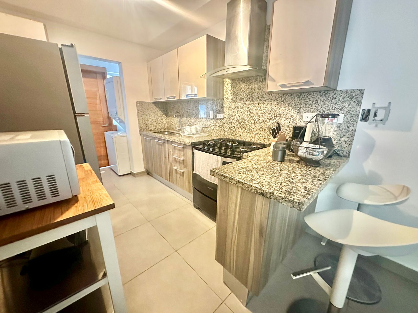 Apartamento amueblado de 1 habitación y 2 parqueos en Naco Premium