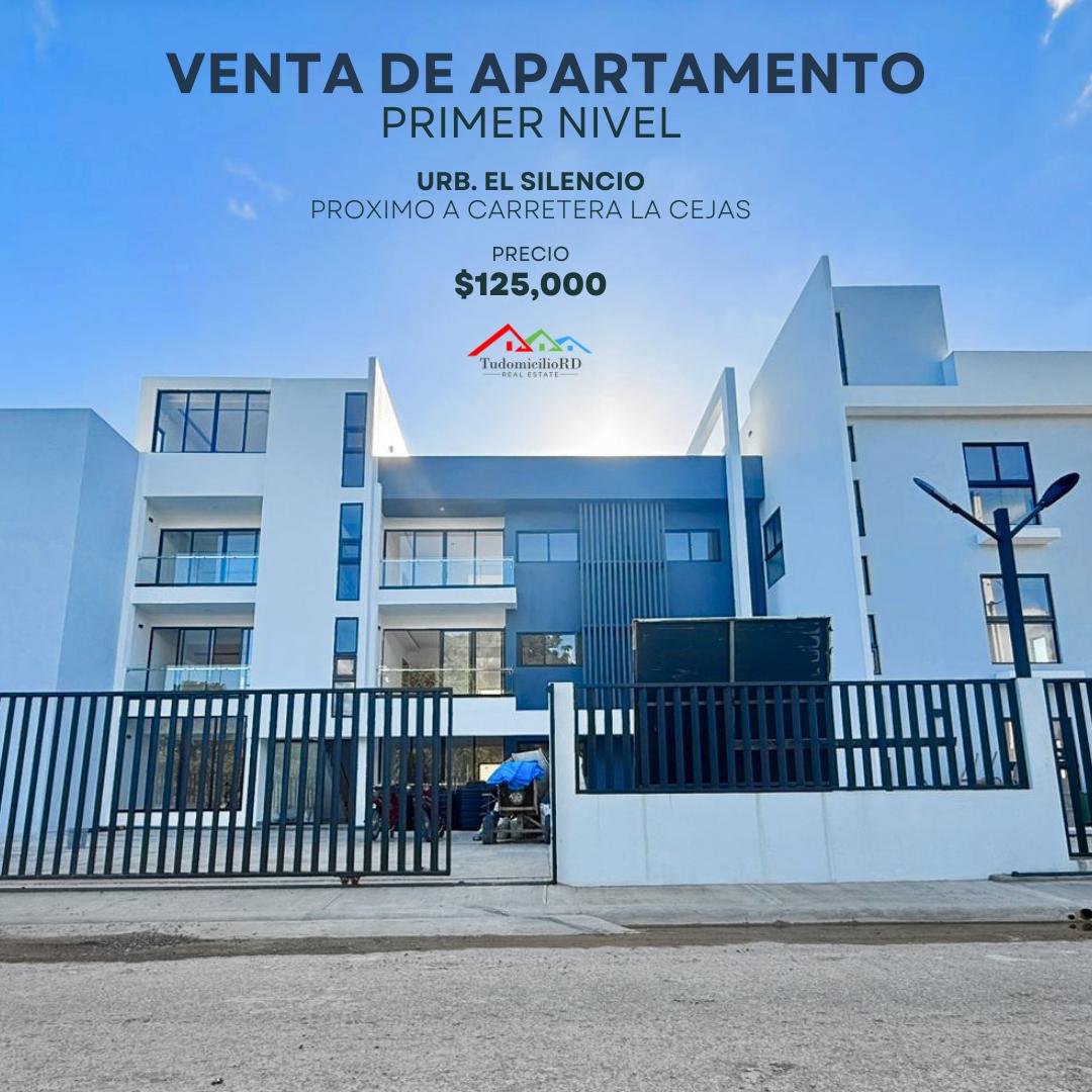 Venta apartamento 1er nivel Urb. EL silencio