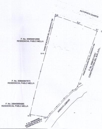 TERRENO EN VENTA – KM 18 AUTOPISTA DUARTE