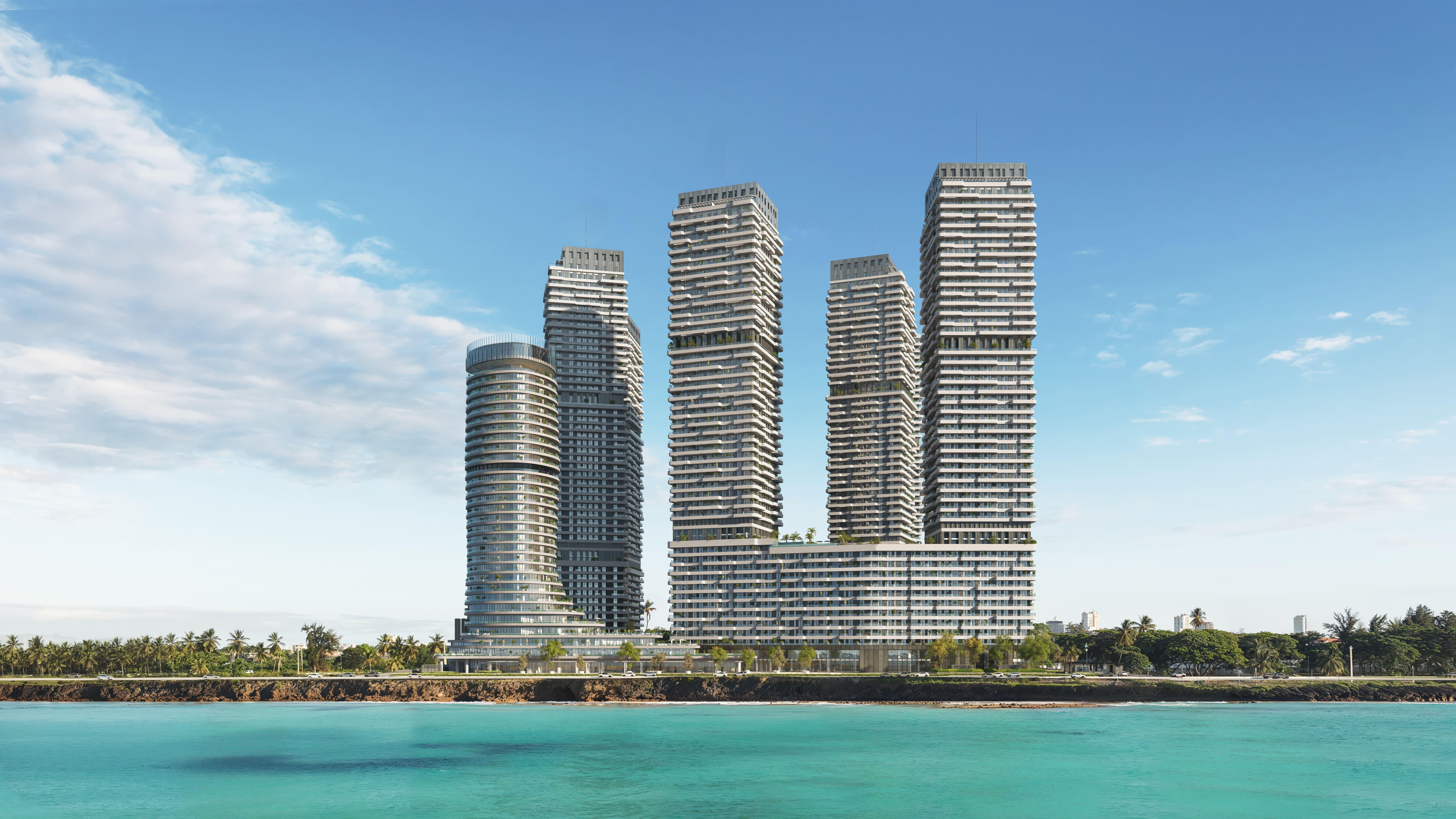 Vendo apartamentos de 1, 2 y 3 habitaciones en proyecto de lujo frente al mar 📍Malecón, Santo Domingo