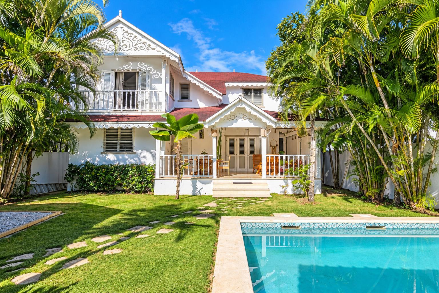 Villa colonial | 4 habitaciones | Piscina privada | Las Ballenas