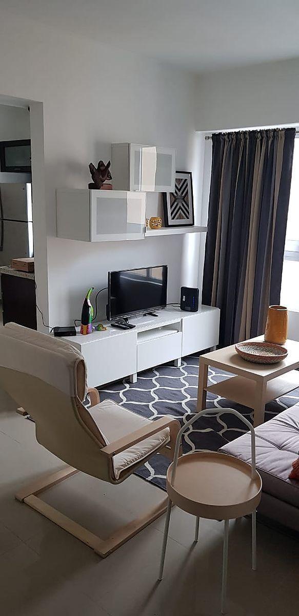 partamento Amueblado de 1 Habitación en Piso Alto con Vista a la Ciudad