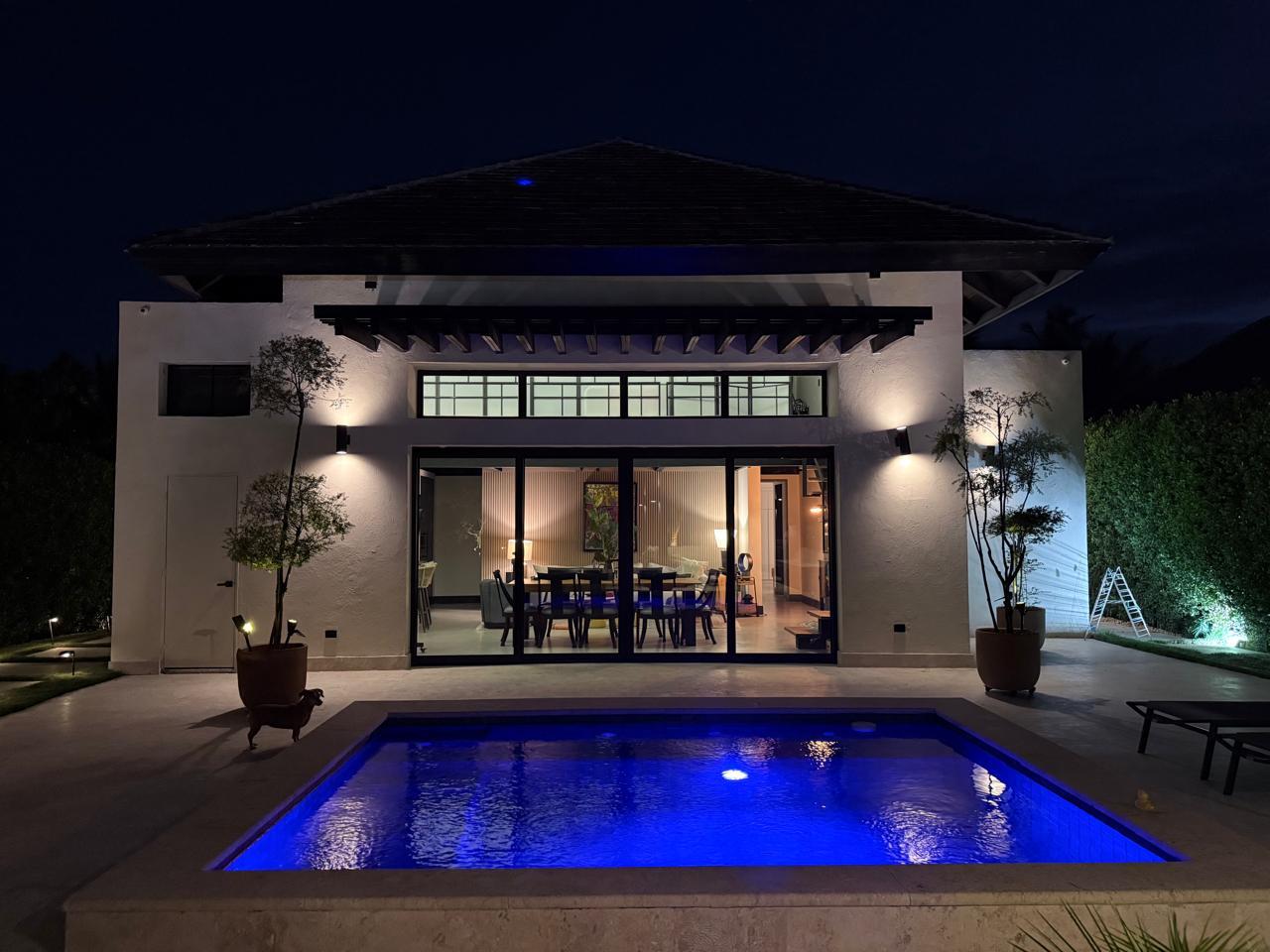 Villa Amueblada en Green Village Cap Cana | 3 Habitaciones, Mezzanine y Amplio Patio con Piscina