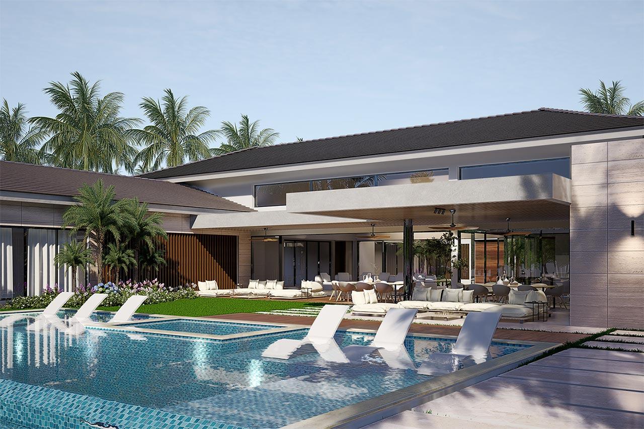 Elegant One Level Villa Near the Marina