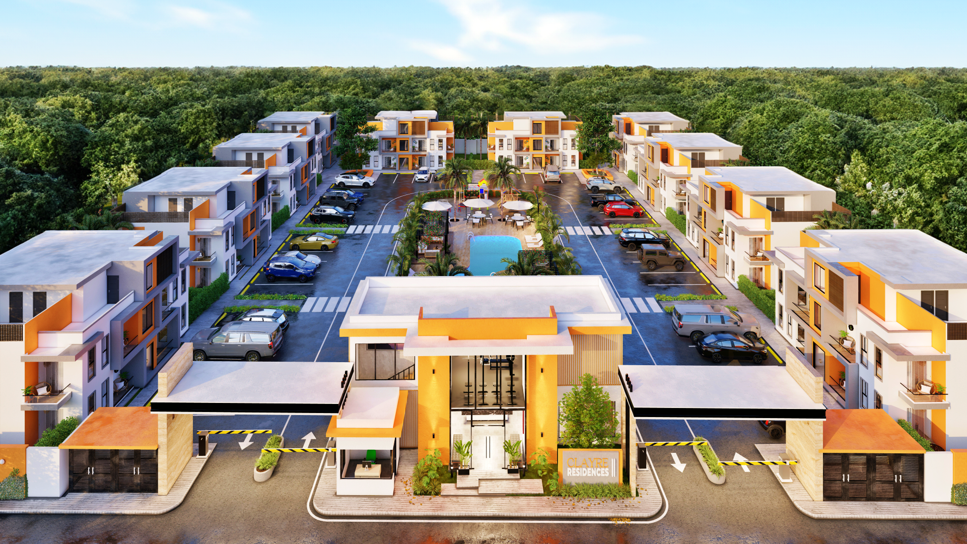 Apartments for sale 1-2 bedrooms in a gated community in Punta Cana