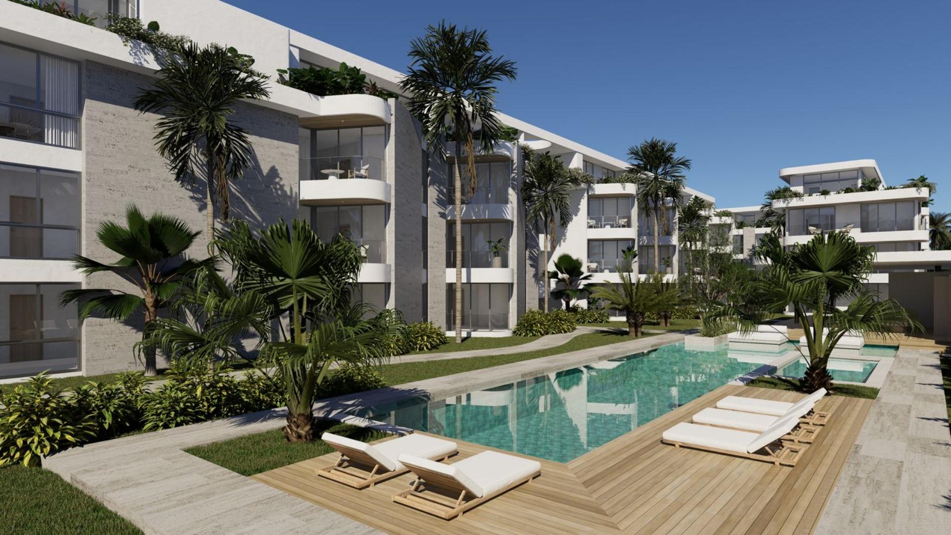 Modern apartments just steps from the Caribbean Sea, in a high-value, active lifestyle area