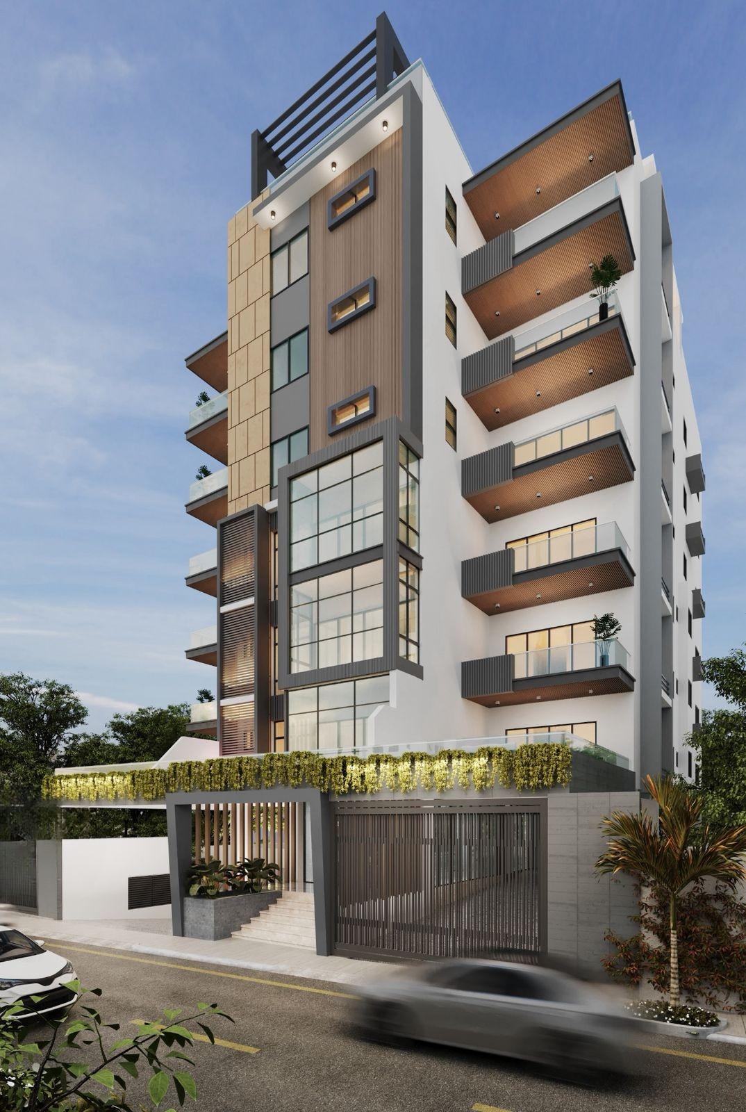 Exclusivity in Los Cacicazgos with luxury apartments, an infinity pool, a gym, and the best location in Santo Domingo.