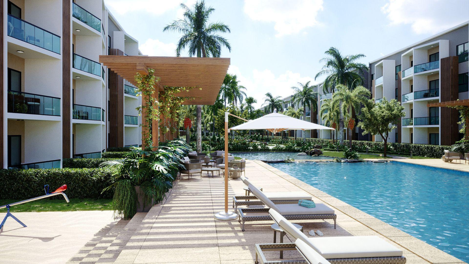 Melcon Paradise – Luxury 1 to 3 Bedroom Apartments for Sale in Vista Cana, Punta Cana