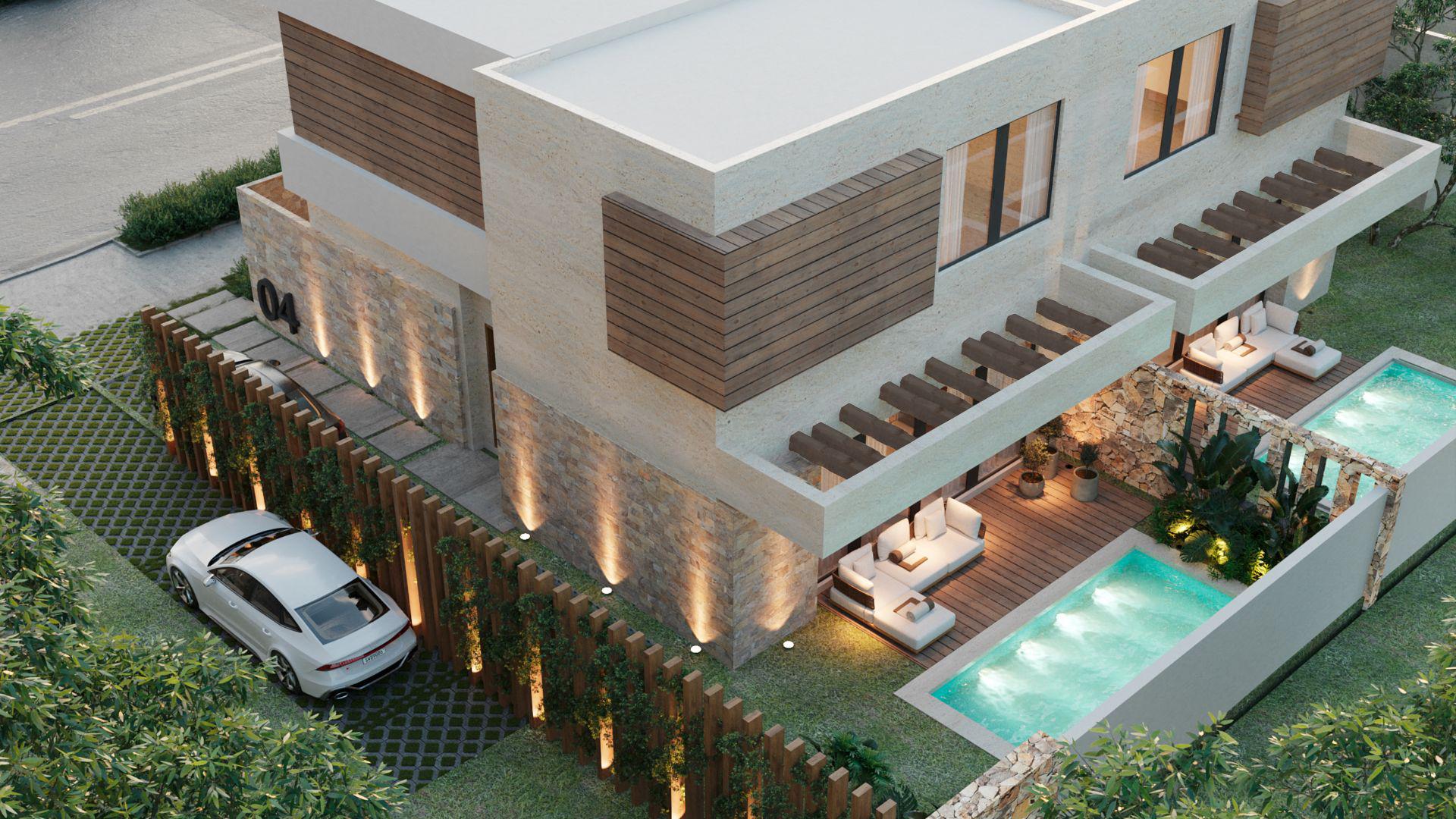 EOS Vista Cana – Luxury 3-Bedroom Smart Townhouses for Sale in Punta Cana