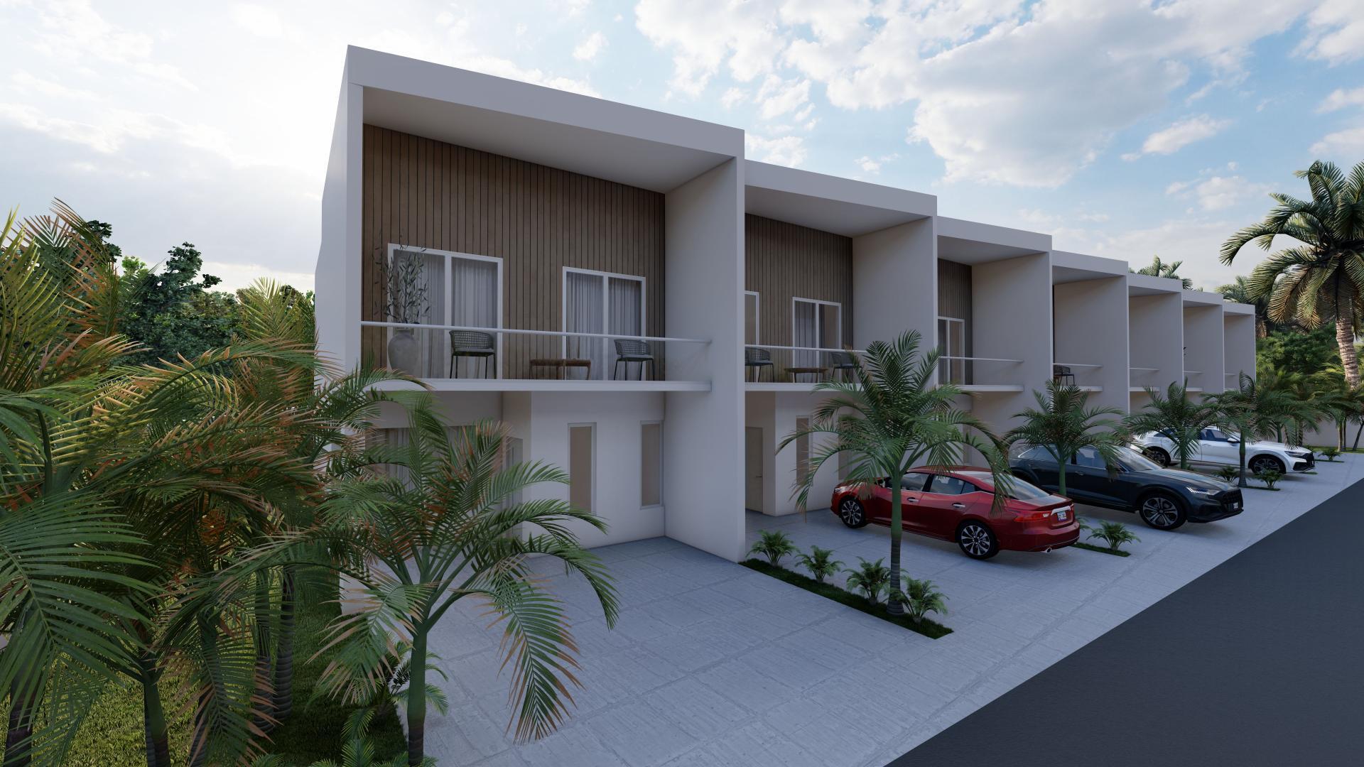 Spacious 3-Bedroom Townhouses in Punta Cana with Private Patio
