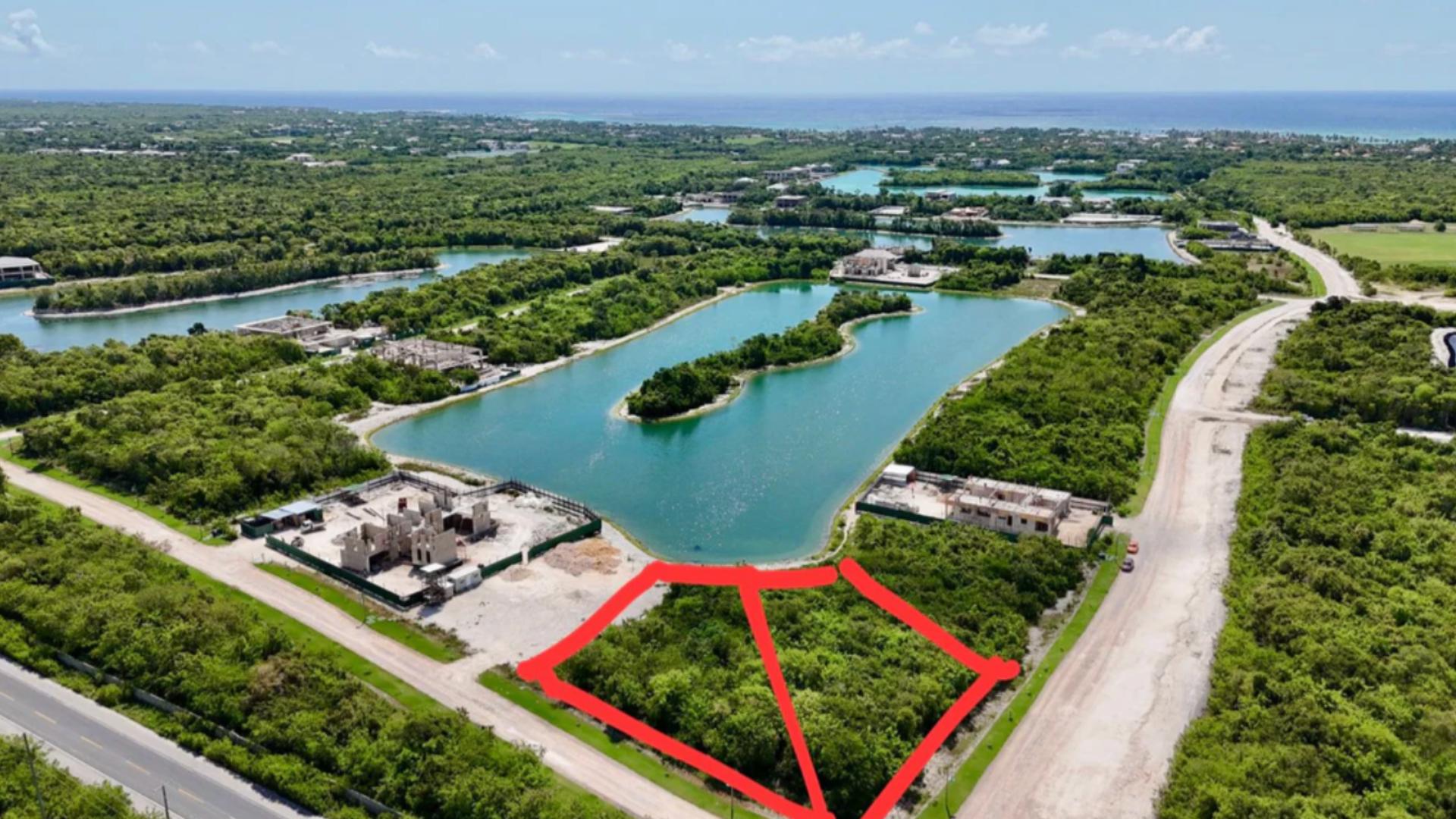 Lakefront Lot with Exceptional Space and Views in Punta Cana
