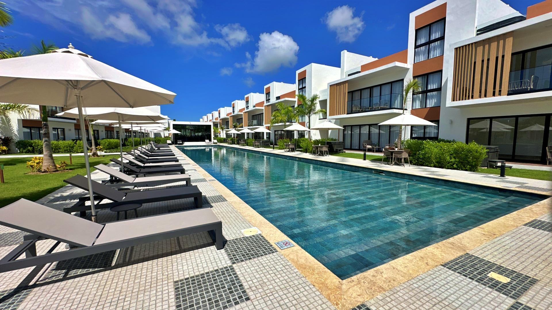 1 Bedroom Condo with Private Jacuzzi Balcony & Garden in Vista Cana Punta Cana