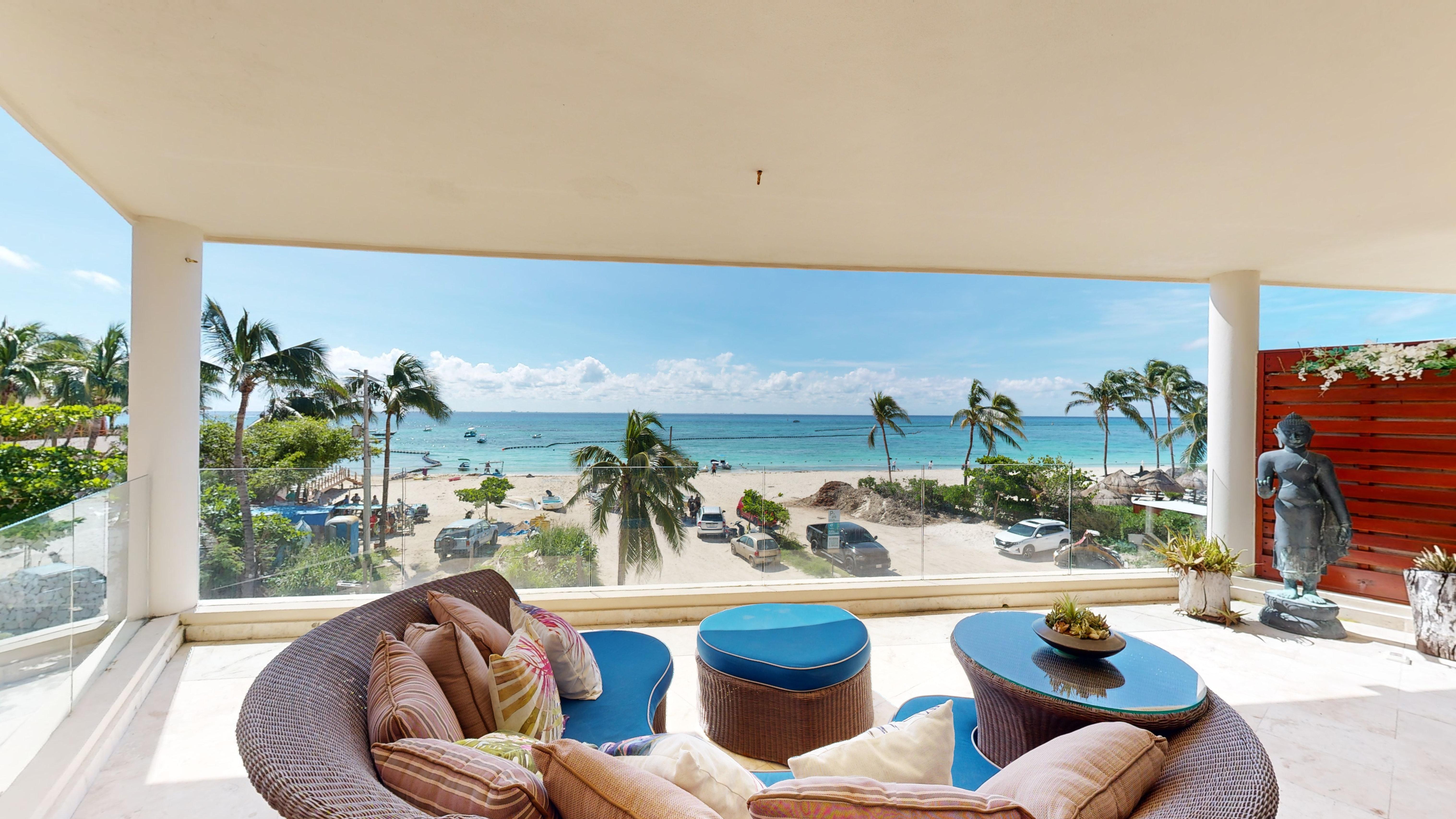 Beachfront Condo for Sale Playa del Carmen | $825K 2BR Luxury Ocean View Unit
